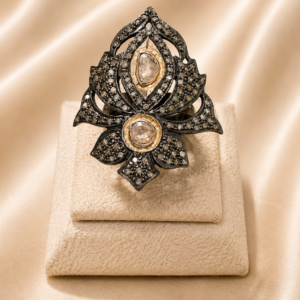 Floral Filigree Statement Ring