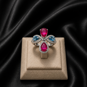 Ruby & Sapphire Designer Ring