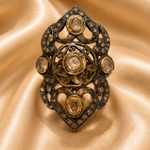 Vintage Filigree Gemstone Ring