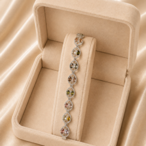 Circle Multi-Tourmaline Bracelet